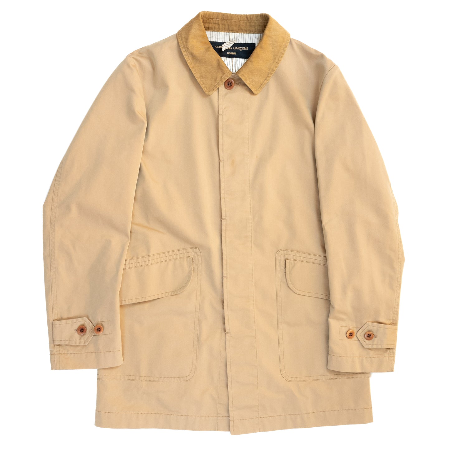 Comme des Garçons Homme Contrast Collar Coat (2017SS)