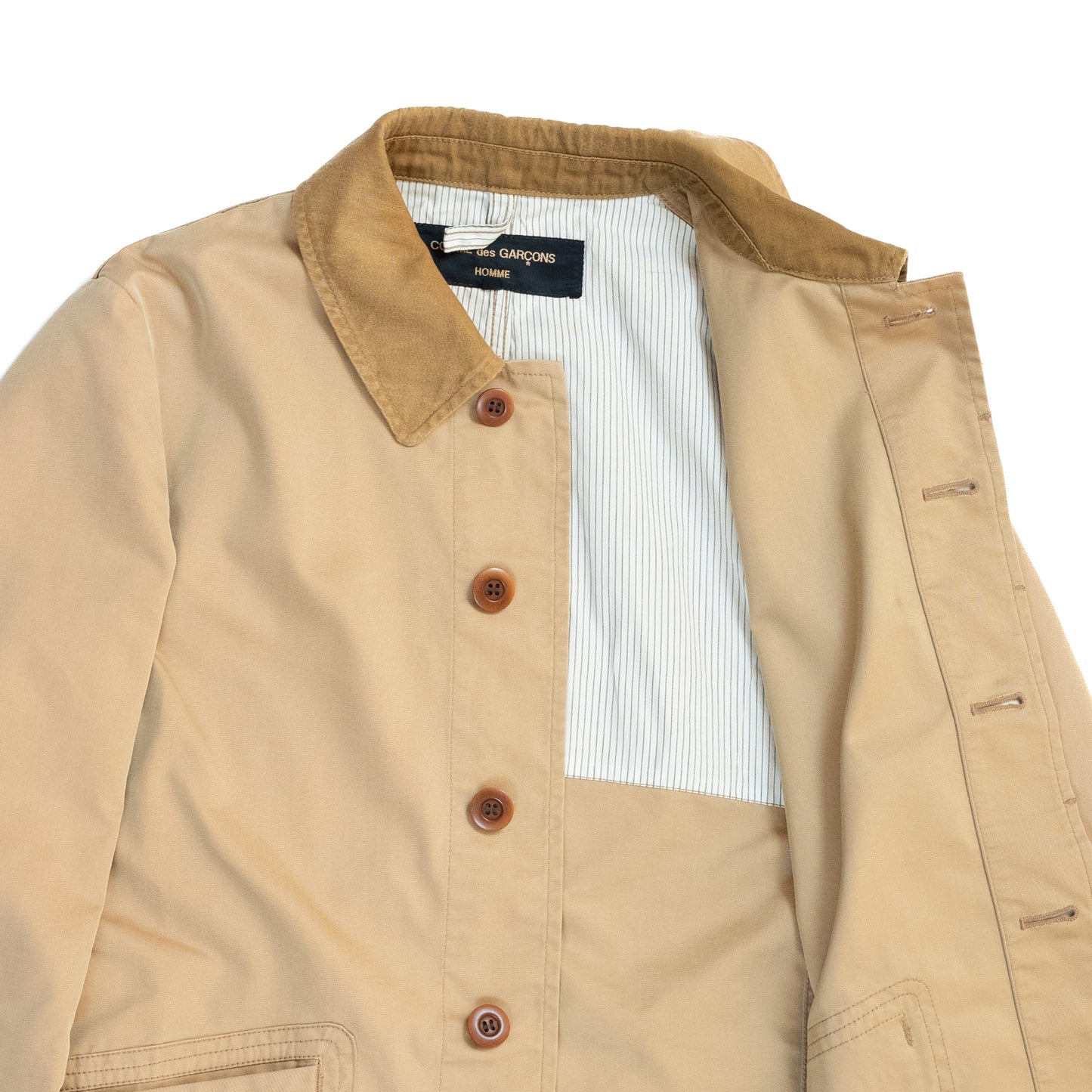 Comme des Garçons Homme Contrast Collar Coat (2017SS)