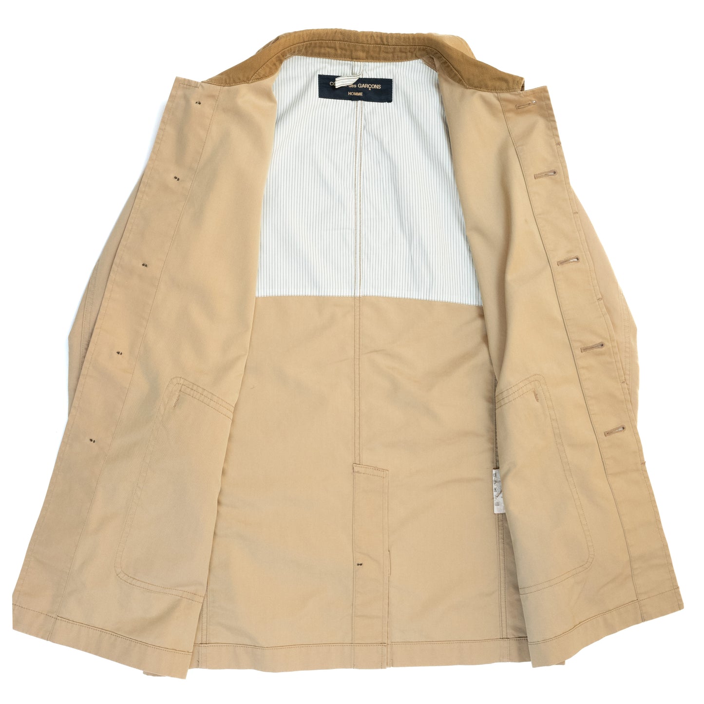 Comme des Garçons Homme Contrast Collar Coat (2017SS)