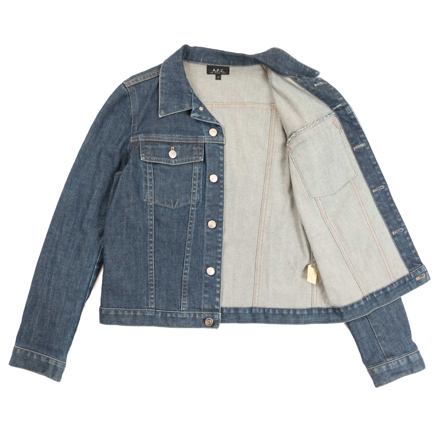 A.P.C Cropped Denim Jacket