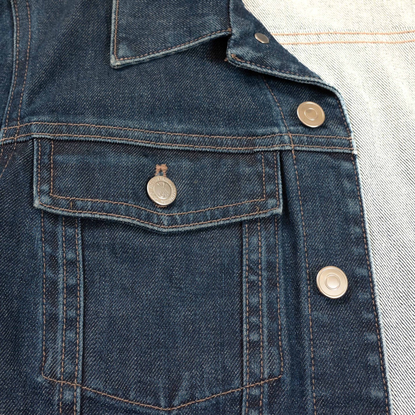 A.P.C Cropped Denim Jacket