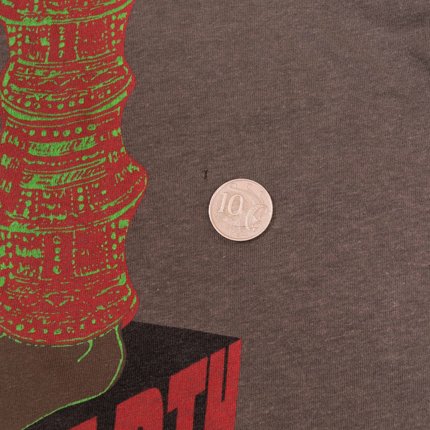 Undercover Scab Era "Flat Earth" Distressed T-Shirt (2002AW-2004AW)