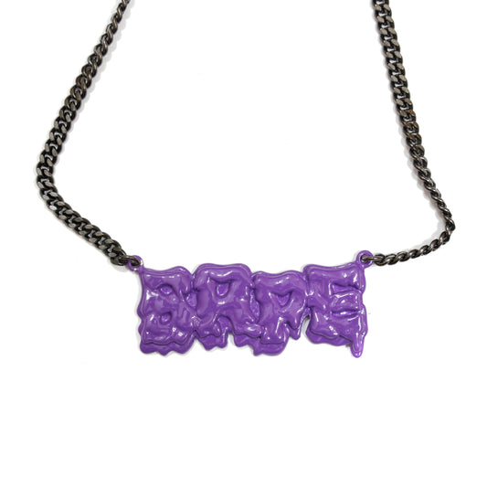A Bathing Ape x Ambush Purple Ooze Logo Chain (2010SS)
