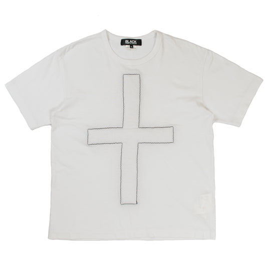 Comme des Garçons Black Padded Cross T-Shirt (2012)
