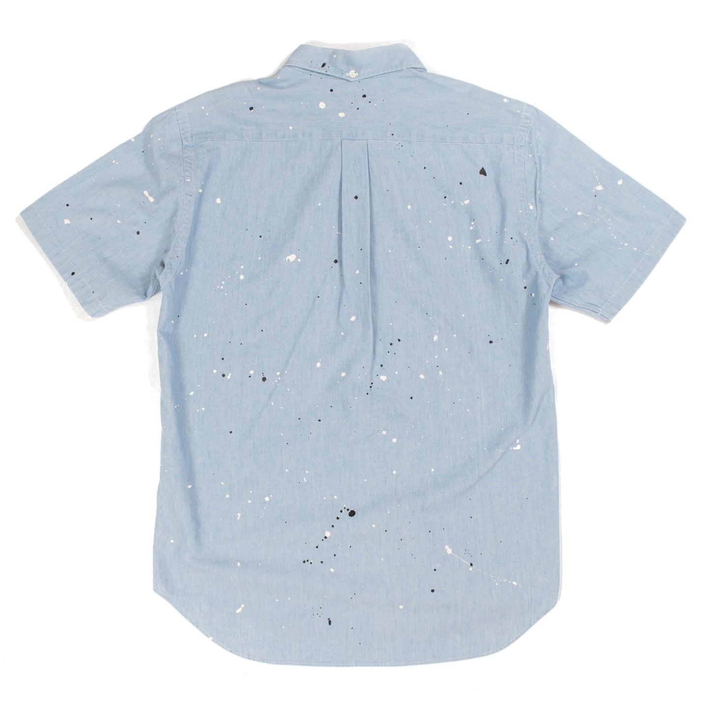 Comme des Garçons Homme Paint Splattered Short Sleeved Shirt