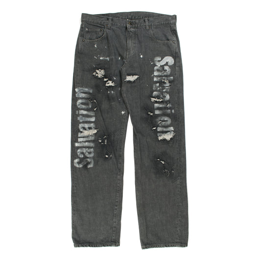 Neighborhood Savage Basic "Salvation" Distressed Denim (2002)