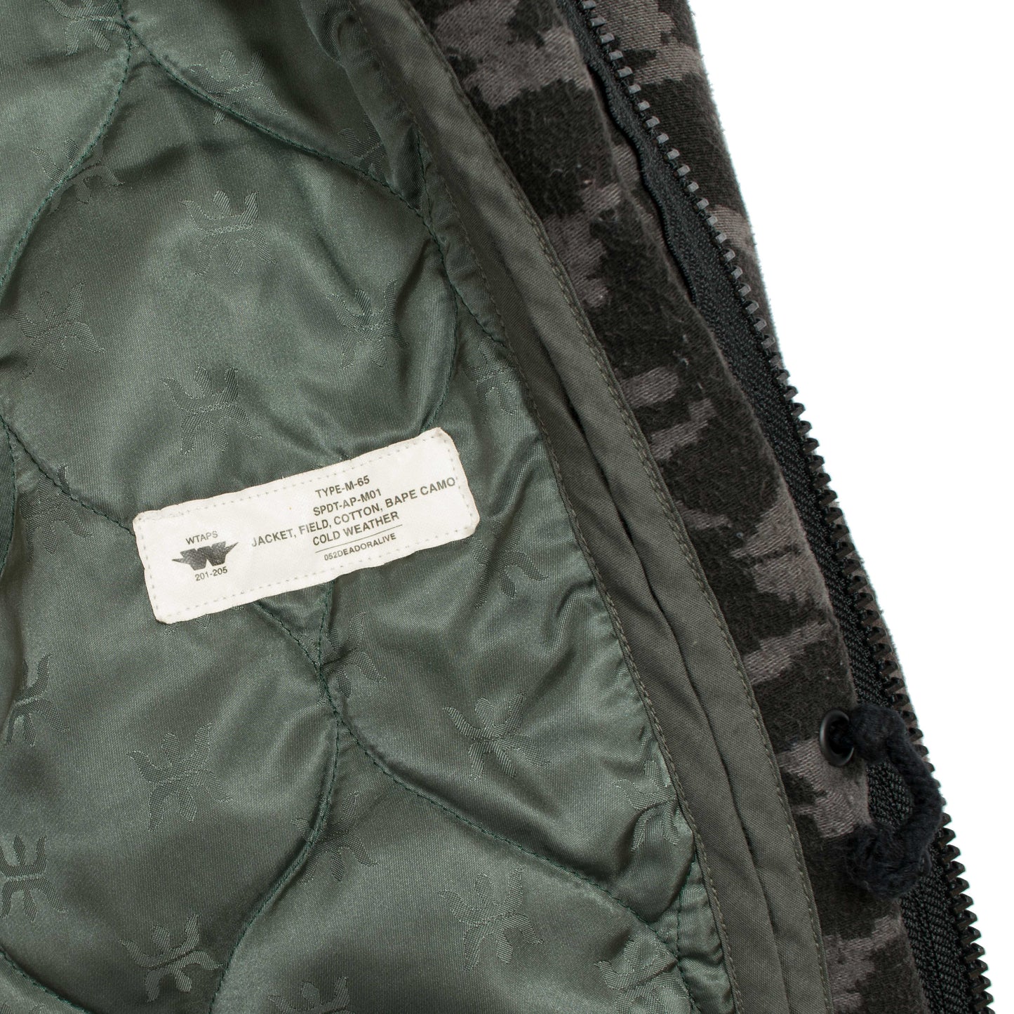 Wtaps x A Bathing Ape Bape Camo M-65 Jacket (2005AW)