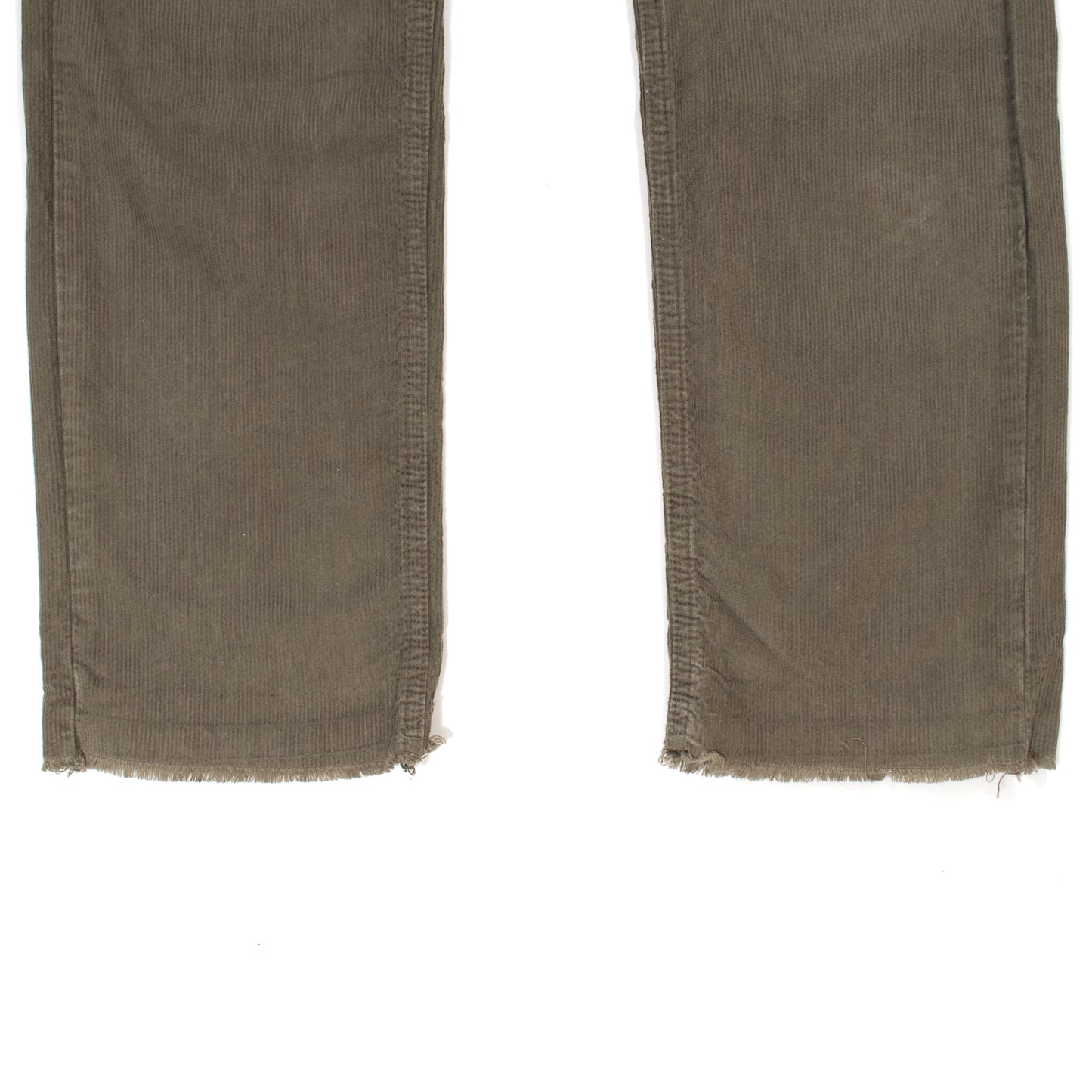 Rick Owens DRKSHDW Corduroy Raw Hem Pants
