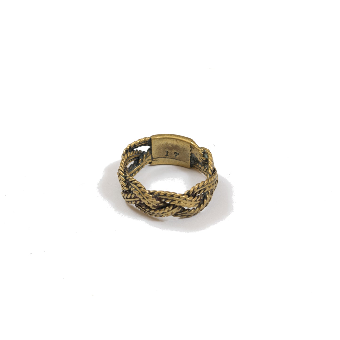 Number (N)ine x Jam Home Made Brass Rope Ring