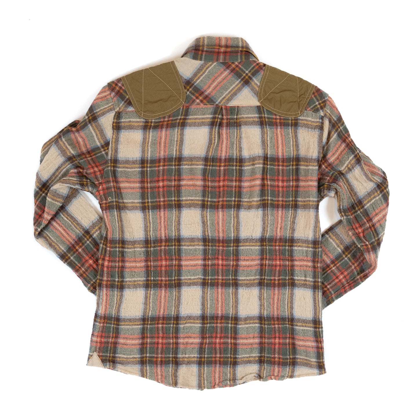 And Wander Padded Shoulder Flannel Shirt