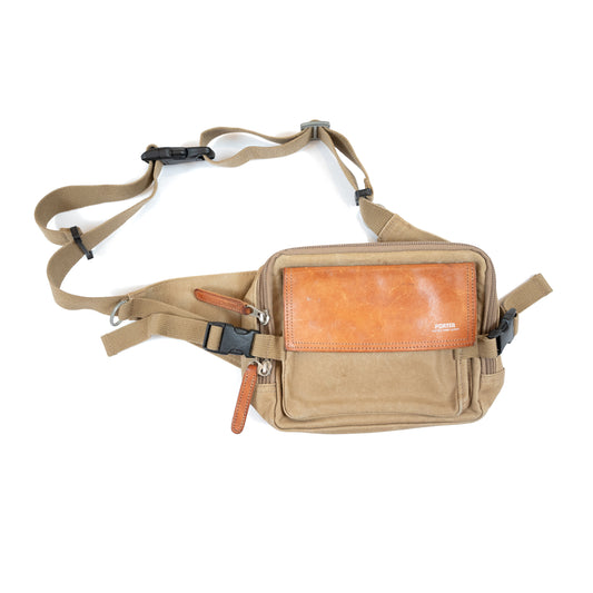 Porter Vegetable Tanned Leather Waist Bag