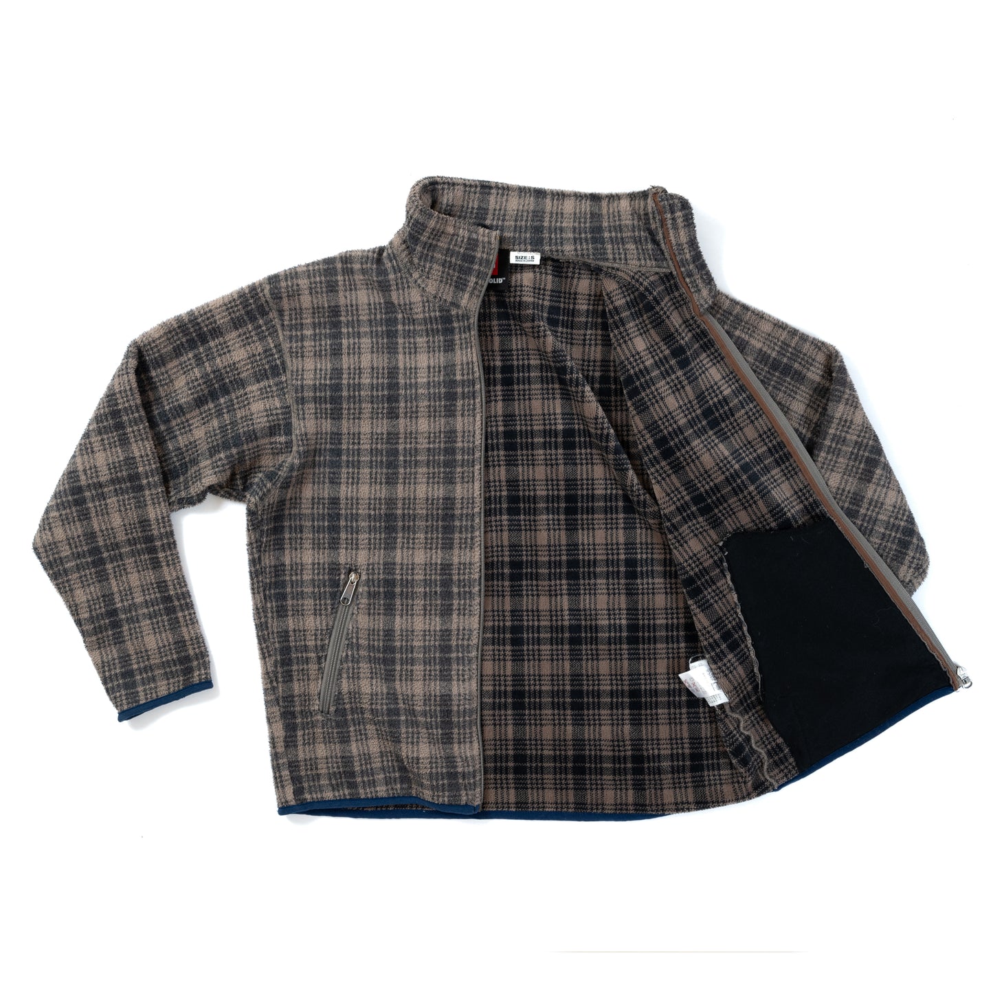 The North Face Rock Solid Plaid Fleece Jacket