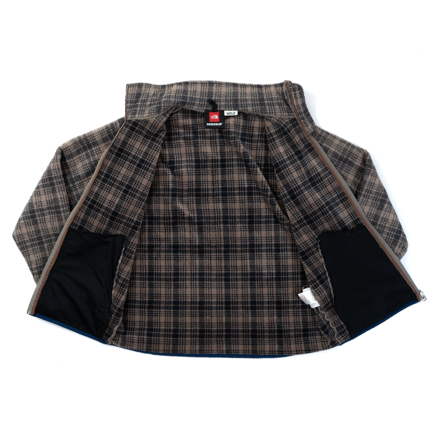 The North Face Rock Solid Plaid Fleece Jacket