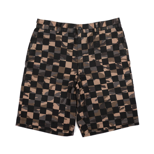Comme des Garçons Homme Plus Checkered Camo Shorts