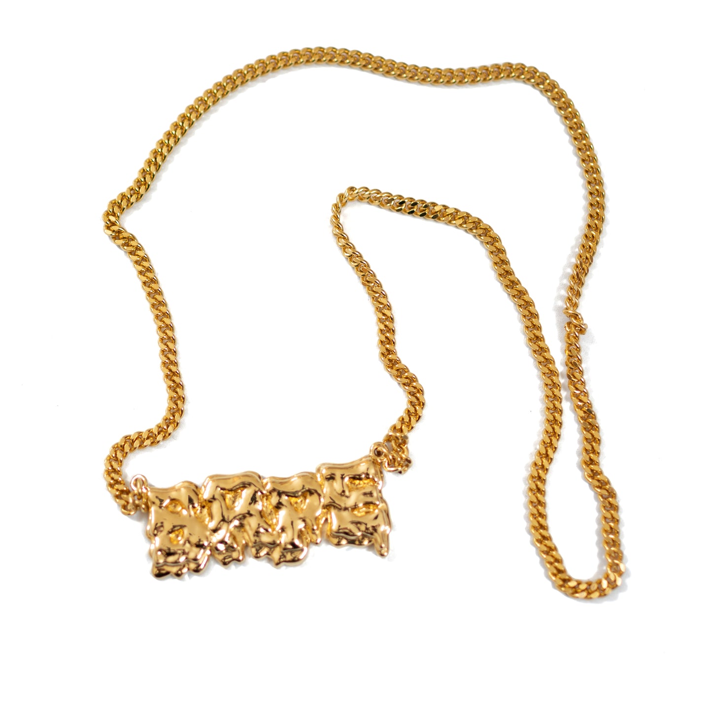 Ambush x A Bathing Ape Gold "BAPE" Chain Necklace (2010SS)