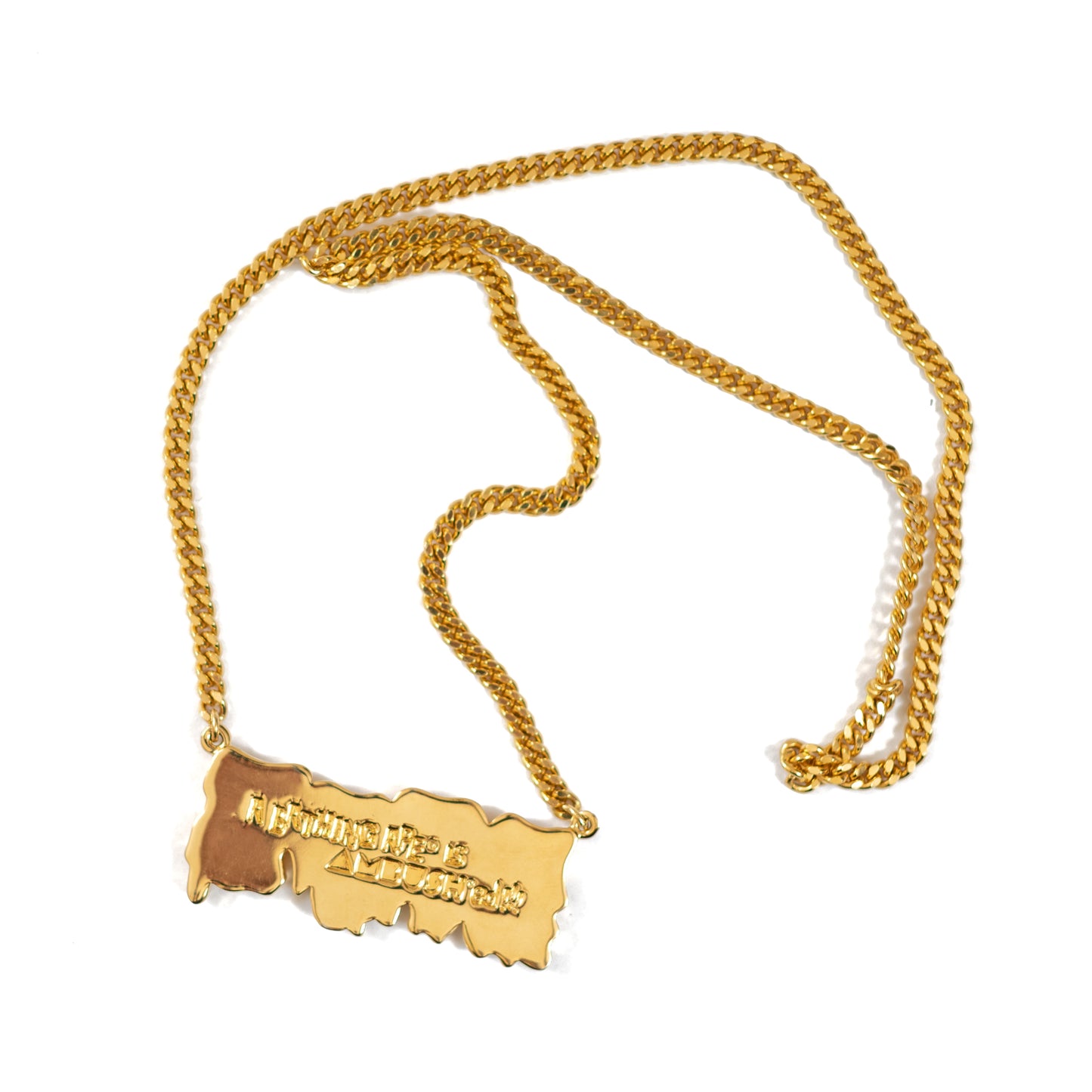 Ambush x A Bathing Ape Gold "BAPE" Chain Necklace (2010SS)