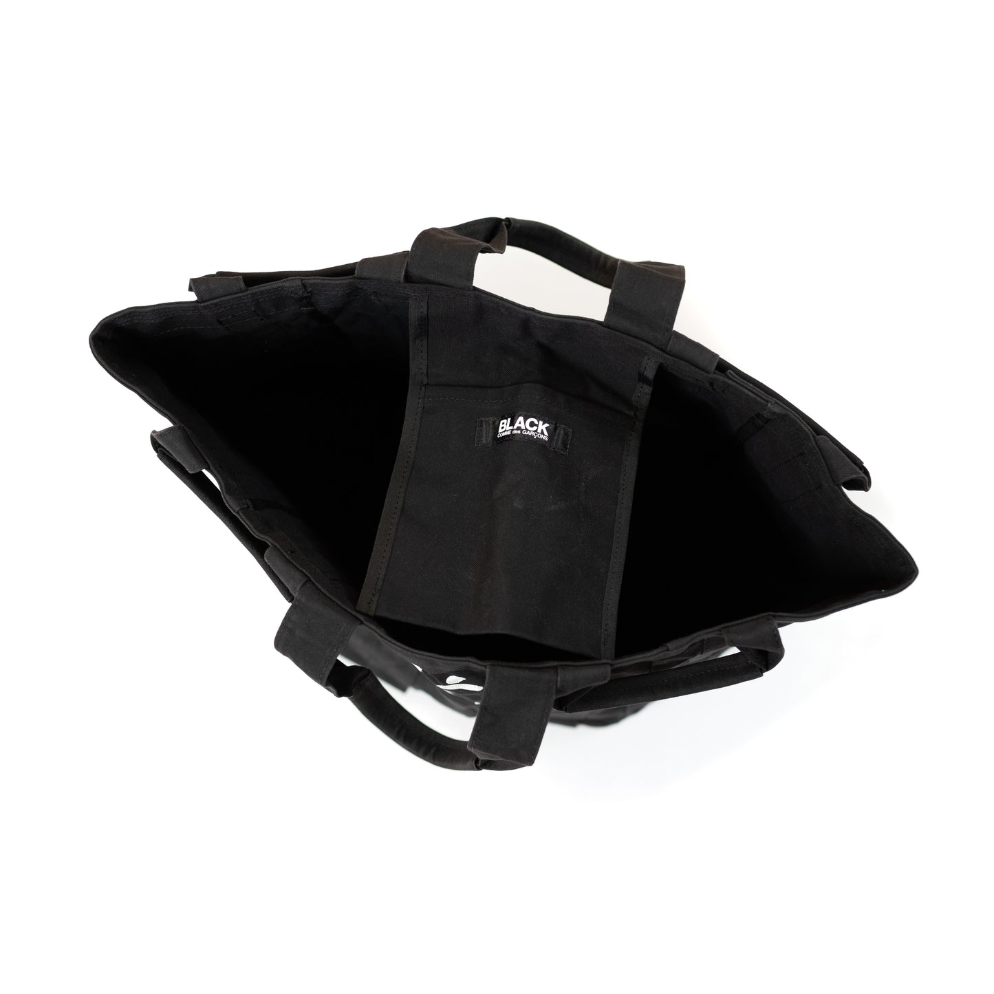 Comme des Garçons BLACK Strapped Tote Bag