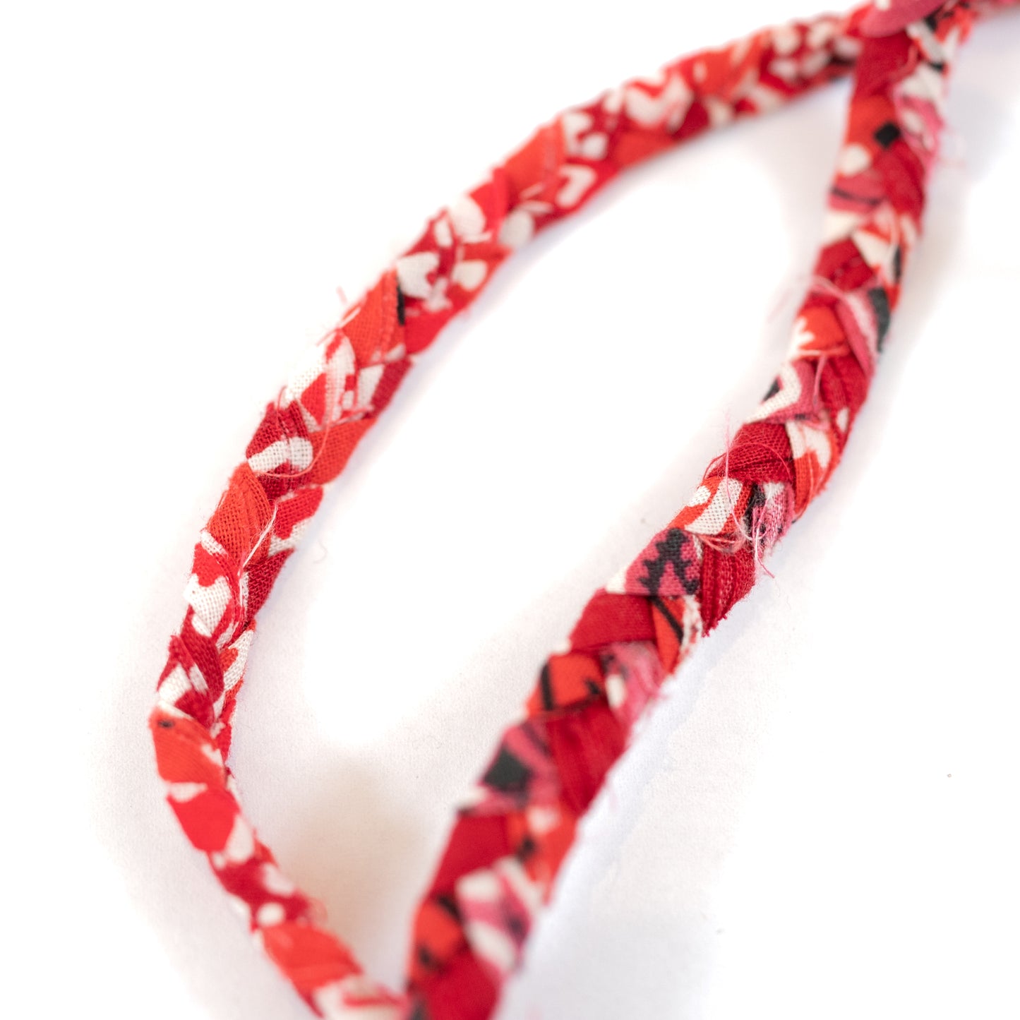 Kapital Red Puya Bandana Fringe Necklace