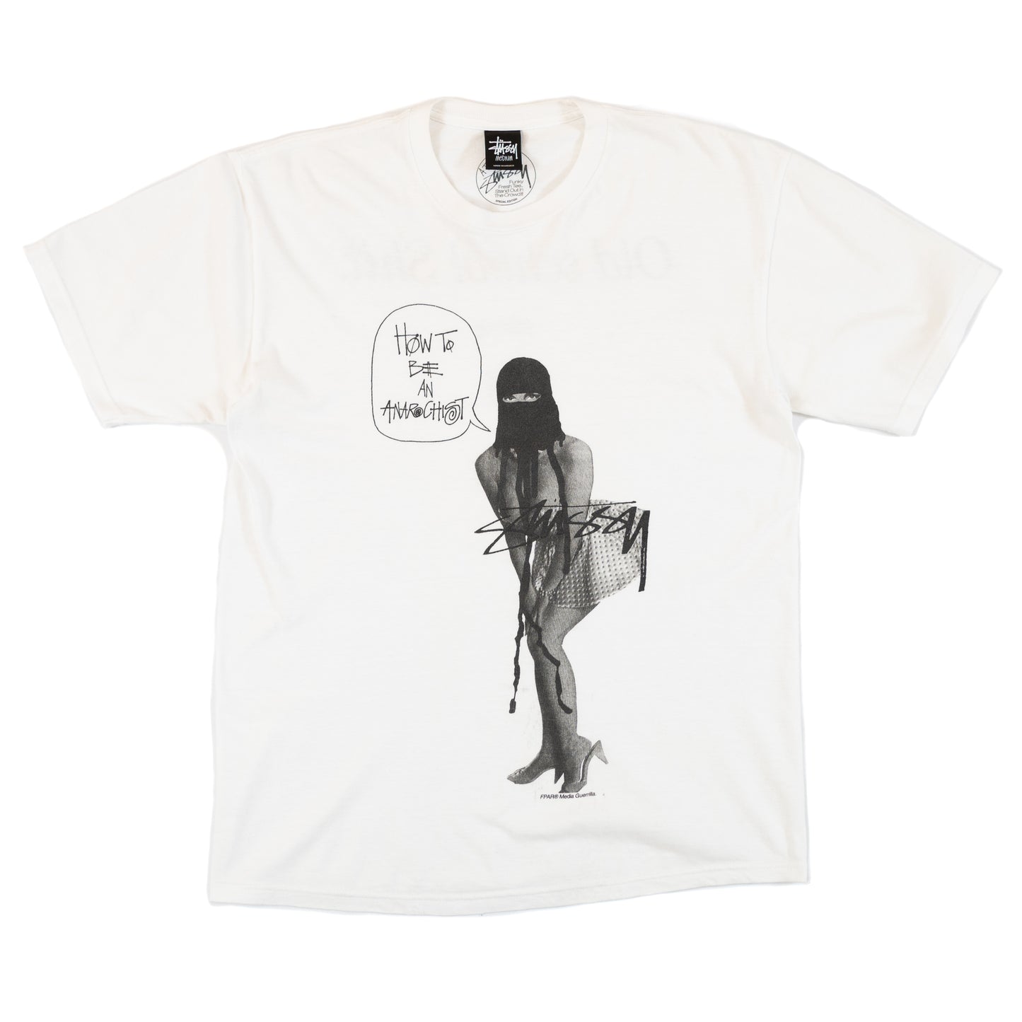 Stussy x FPAR 'How to be an Anarchist' T-Shirt (2011)