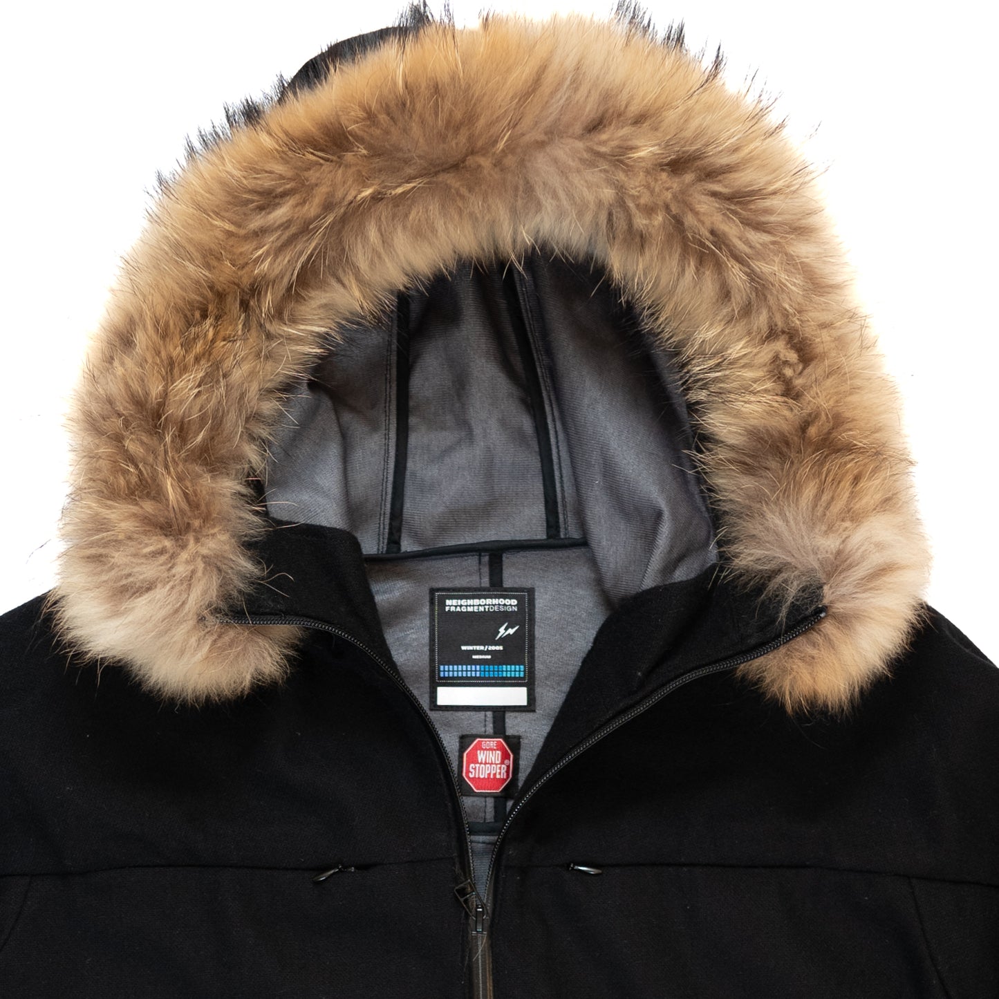 Neighborhood x Fragment Design Fur Lined Gore Windstopper Jacket (2005AW)
