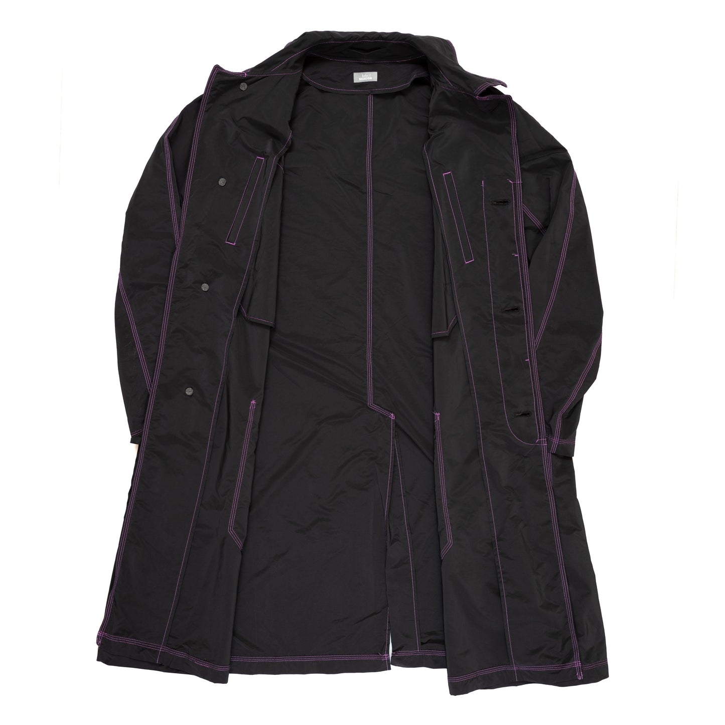 Kolor/Beacon Nylon Contrast Stitched Coat (2018SS)