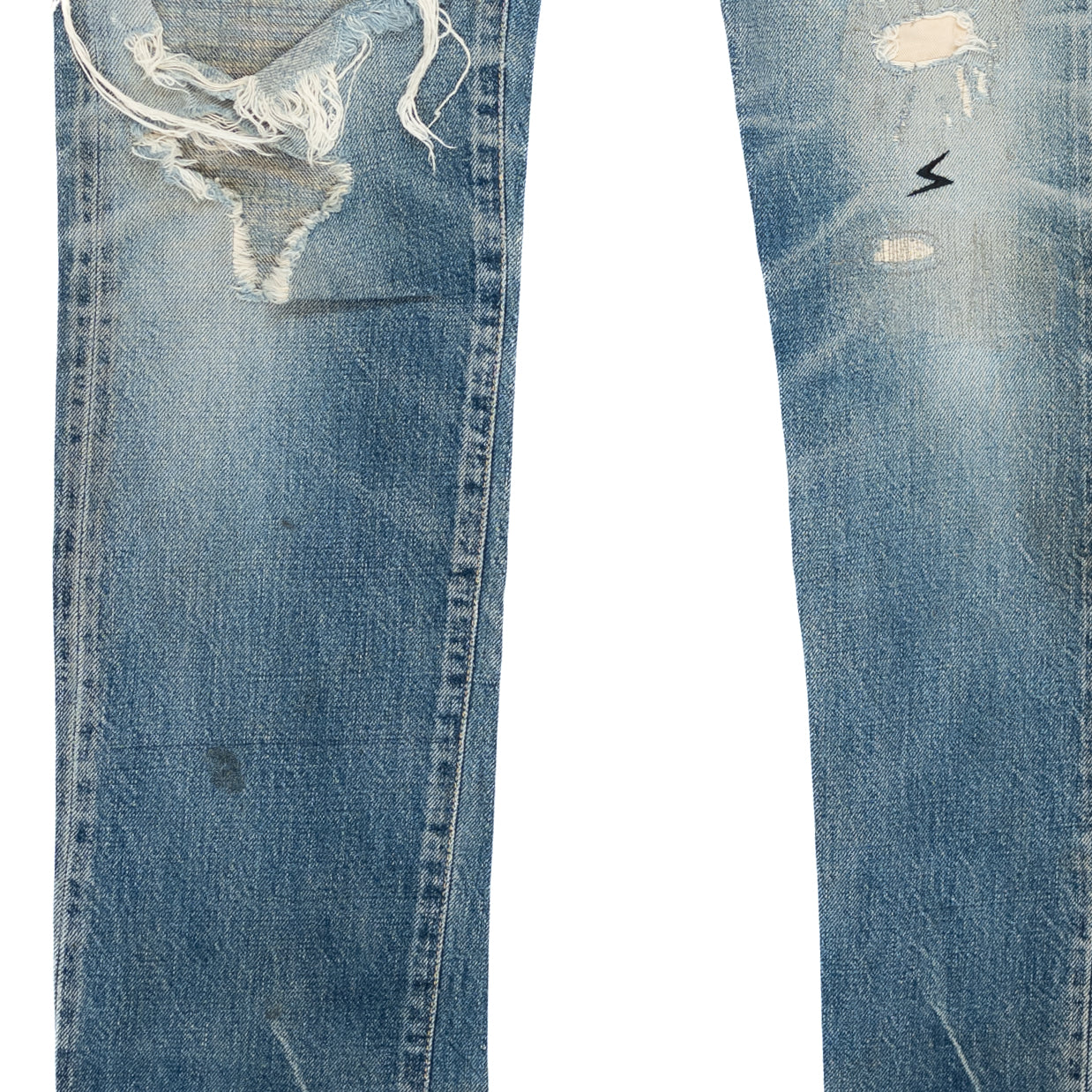 Undercover 'Neoboy' Distressed Patti Smith Denim (2009SS)