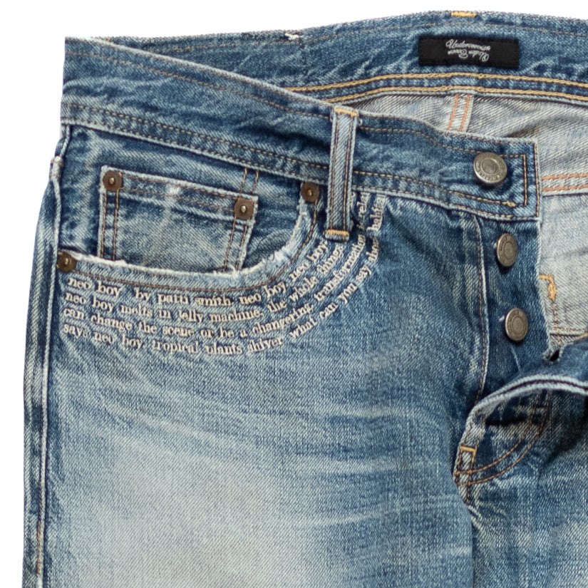 Undercover 'Neoboy' Distressed Patti Smith Denim (2009SS)