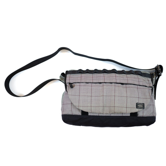 Porter x Men's Melrose Plaid Messenger Bag