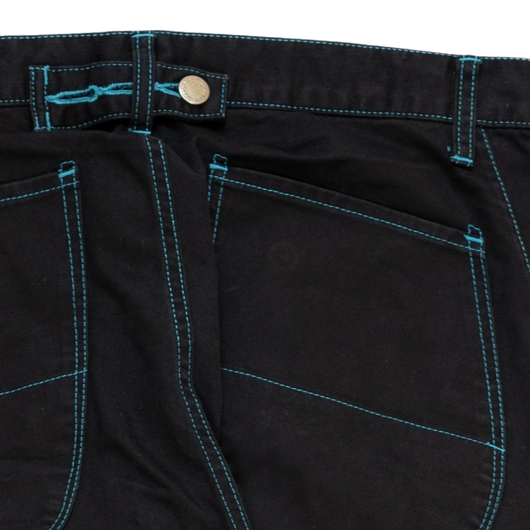 Comme des Garçons Homme Blue Contract Stitched Work Pants (2008AD)