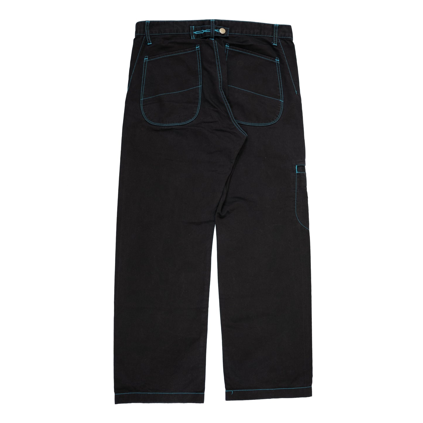 Comme des Garçons Homme Blue Contract Stitched Work Pants (2008AD)
