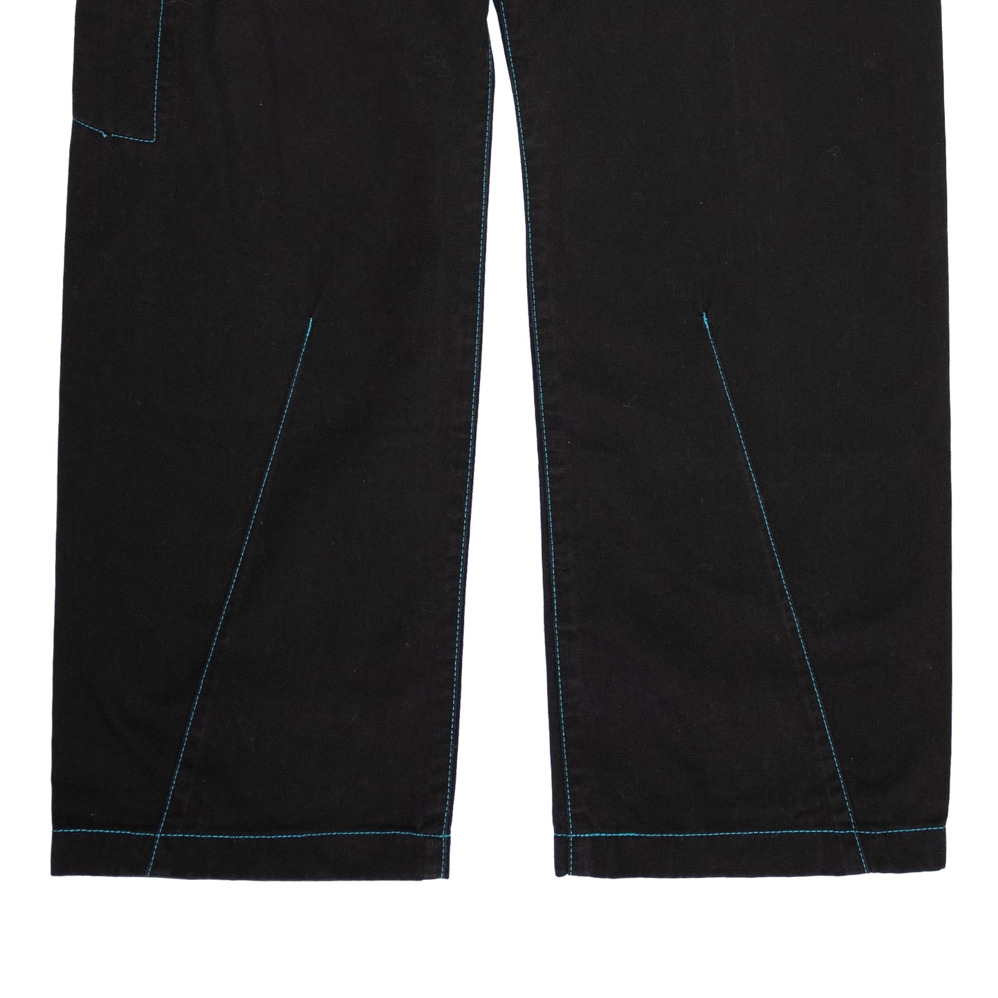 Comme des Garçons Homme Blue Contract Stitched Work Pants (2008AD)