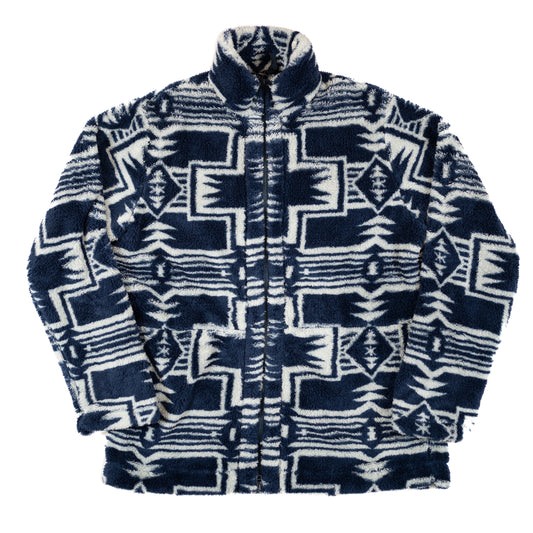 Snow Peak Patterned Fleece Jacket