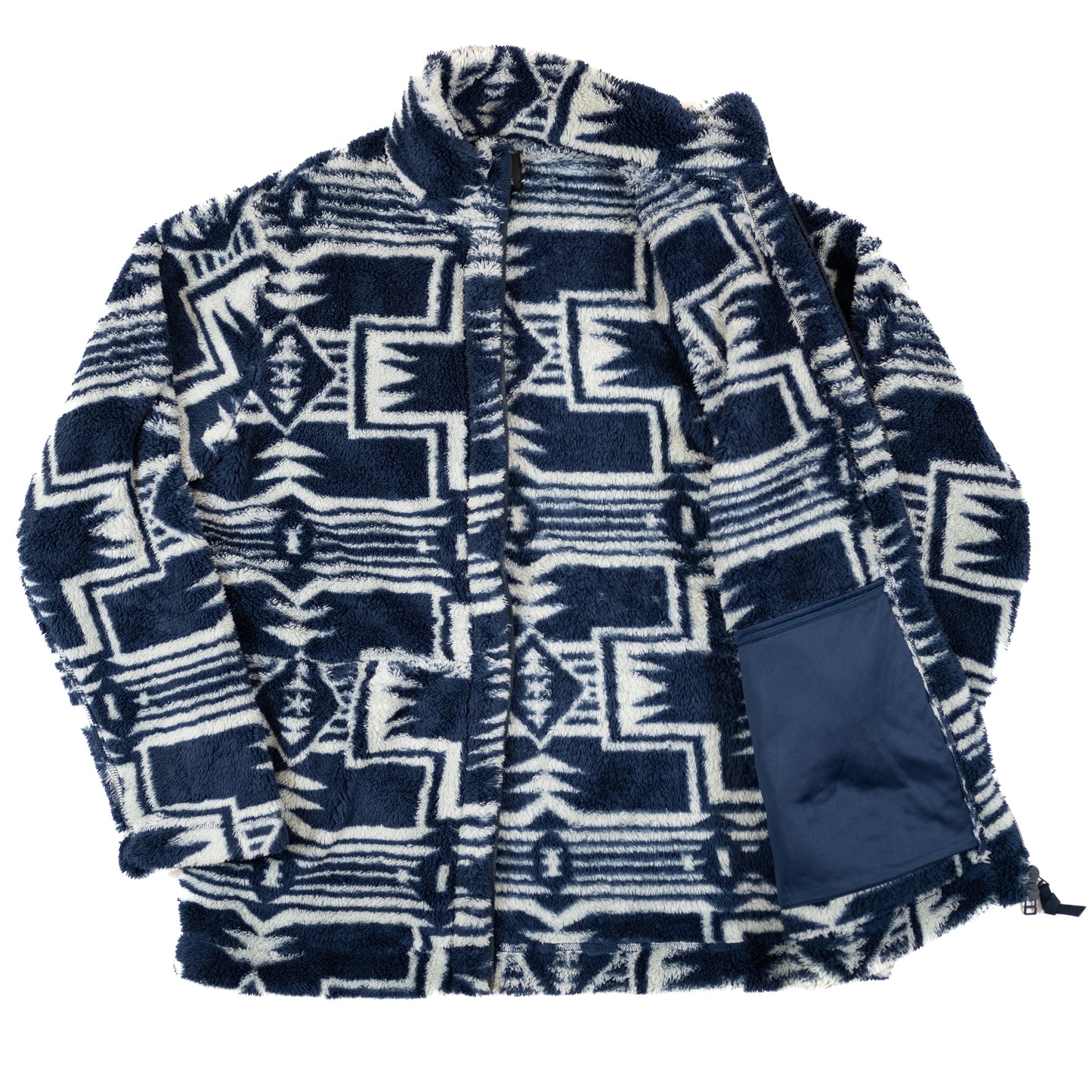 Snow Peak Patterned Fleece Jacket