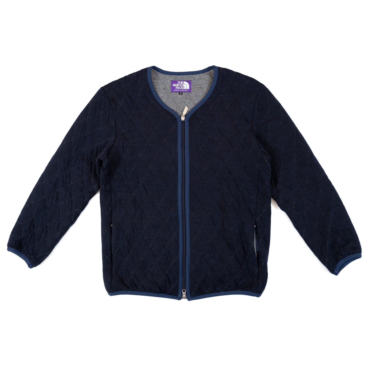 The North Face Purple Label Quilting Wool Knit Cardigan