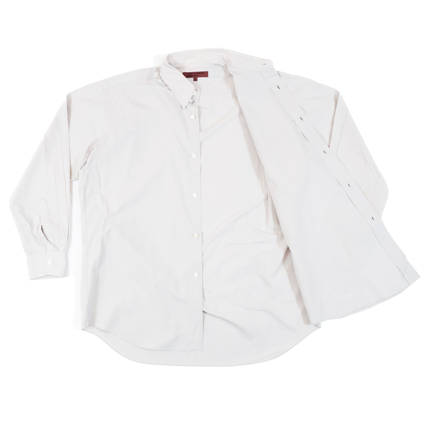 Comme des Garçons Homme Deux Grey Clasp Shirt