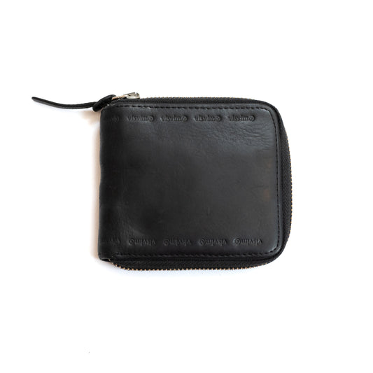Visvim Leather Bi-Fold Zip Wallet