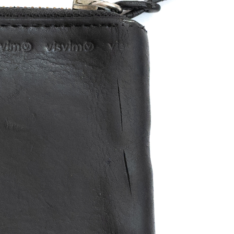 Visvim Leather Bi-Fold Zip Wallet