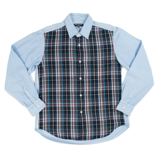 Comme des Garçons Homme Hybrid Plaid Flannel Shirt (2011AD)