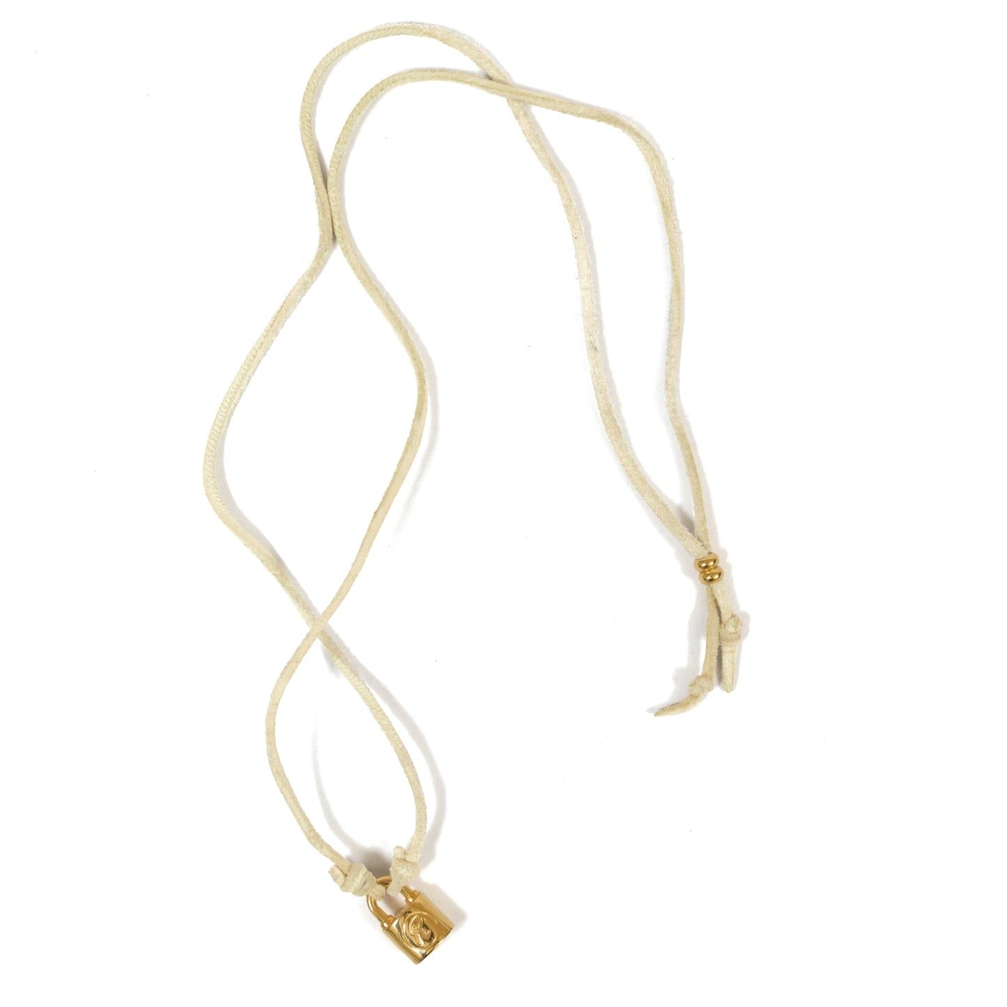Undercover Rabbit Padlock Leather Necklace