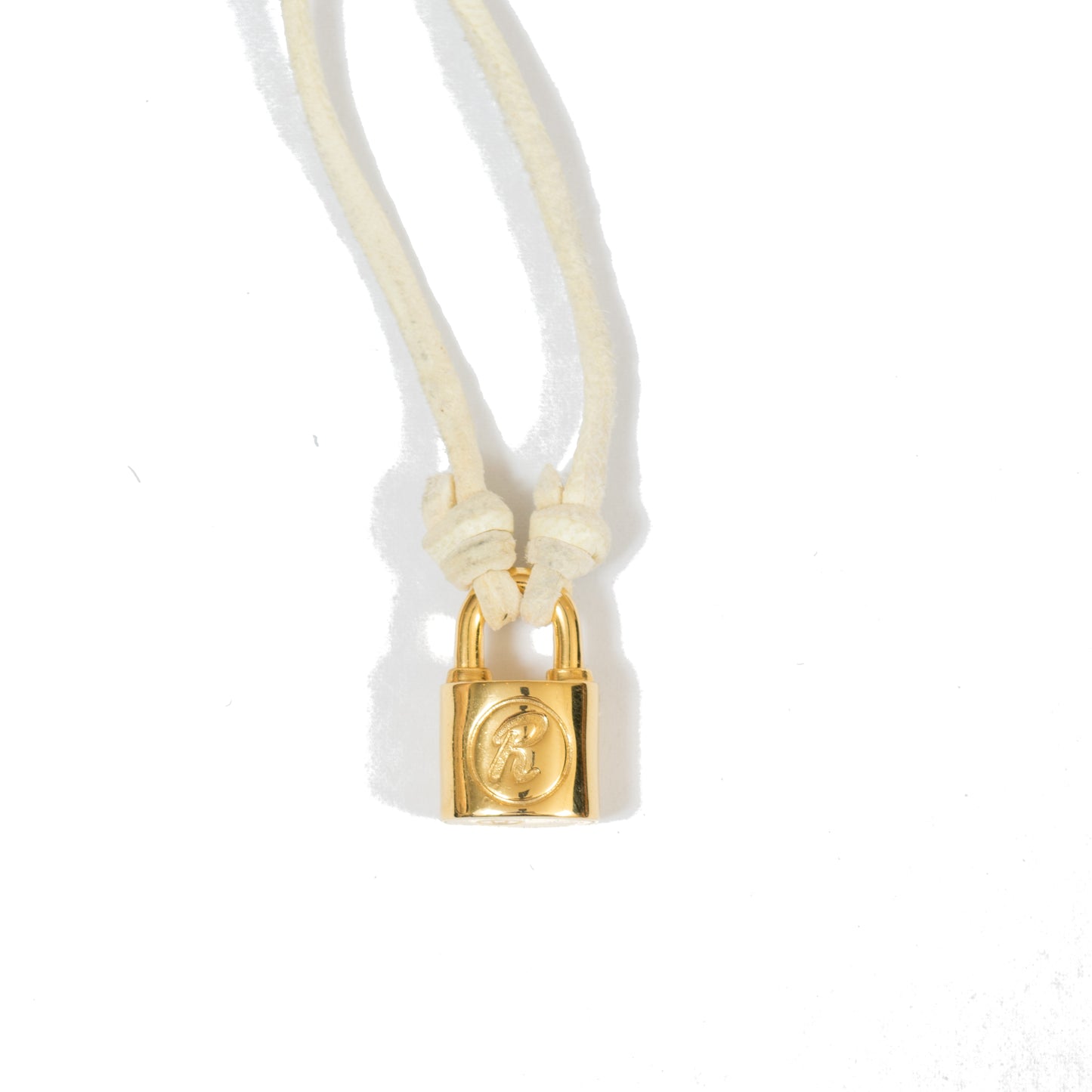 Undercover Rabbit Padlock Leather Necklace