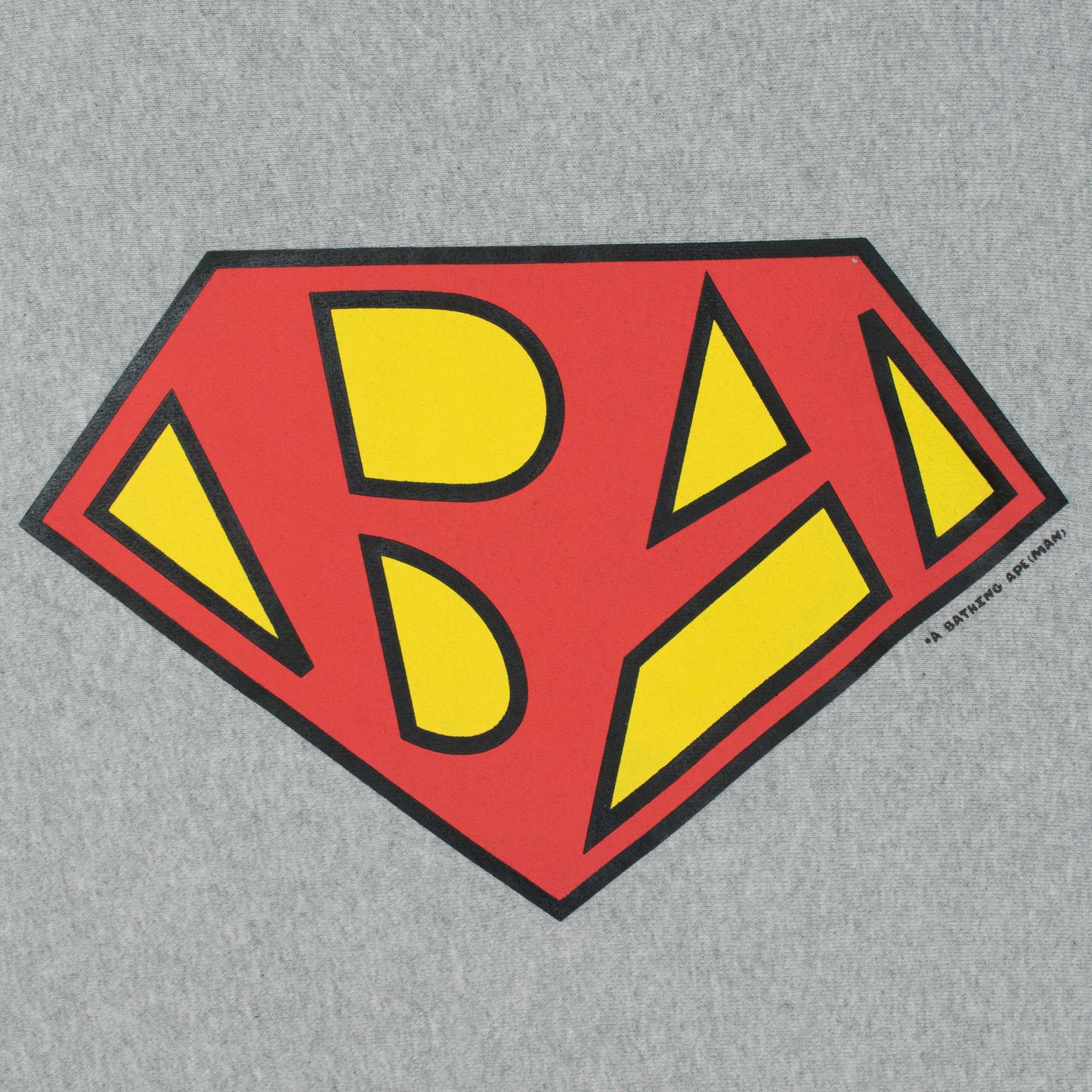A Bathing Ape Superman Logo Crewneck