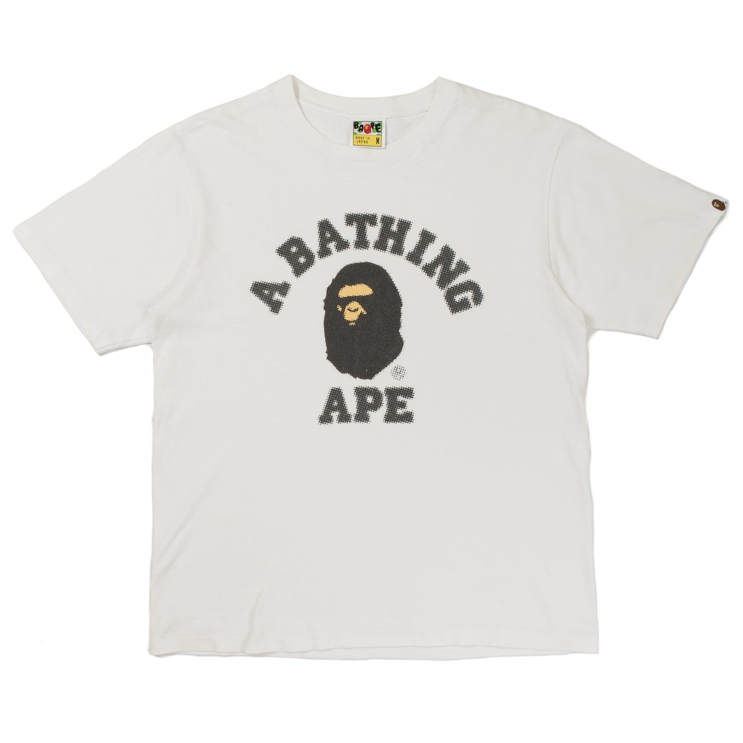 A Bathing Ape Blurred College Logo T-shirt