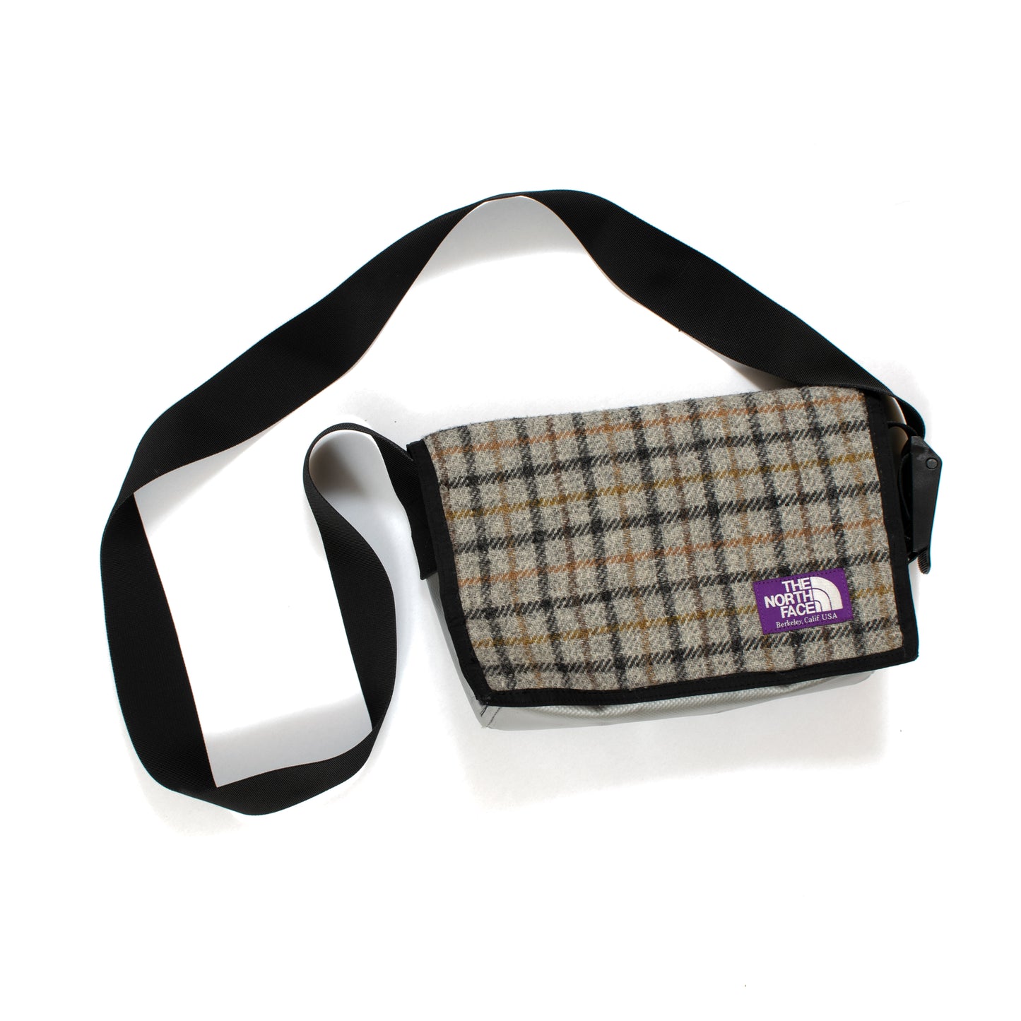 The North Face Purple Label Plaid Messenger Bag