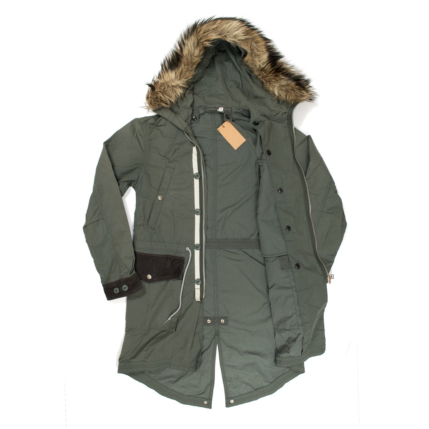 Undercover x Uniqlo Hooded Fur Fishtail Parka 2012FW Sigil Secondhand