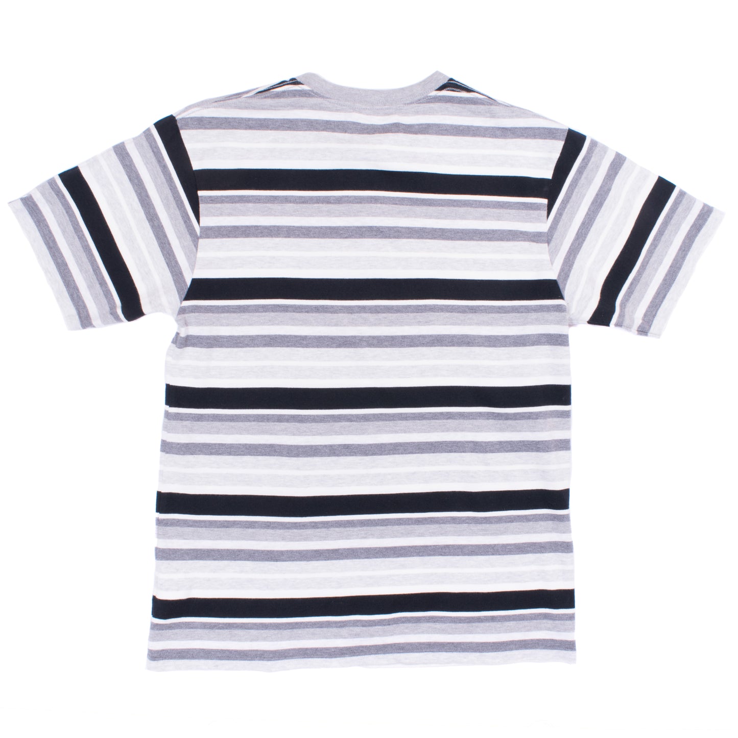 A Bathing Ape Grey Striped T-Shirt