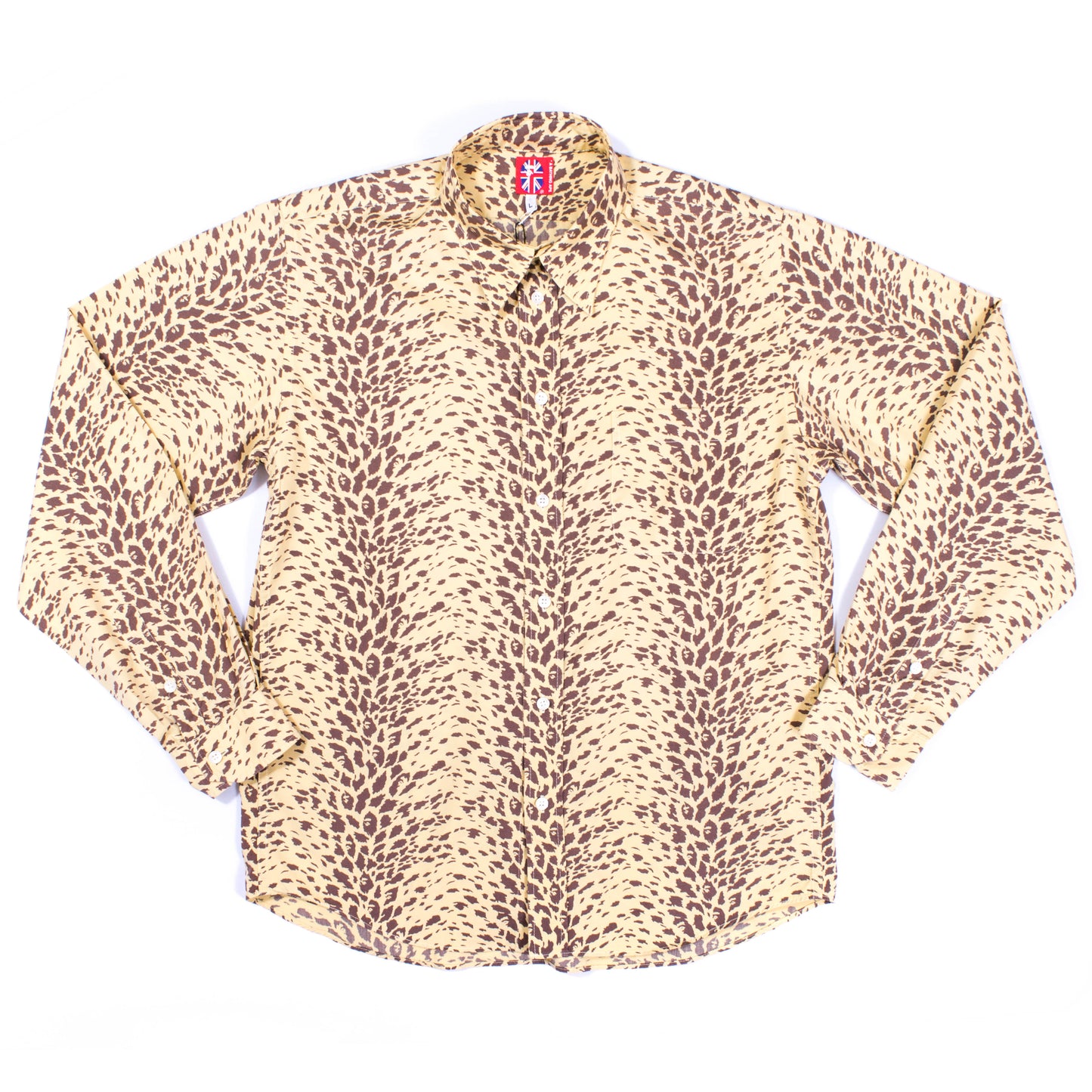 A Bathing Ape Leopard Camo Shirt