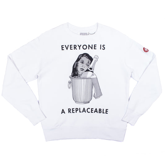 Cav Empt	"Replaceable" Crewneck	(2014SS)