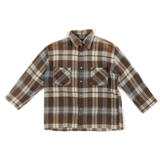 Needles Plaid 3/4 Sleeve Shirt