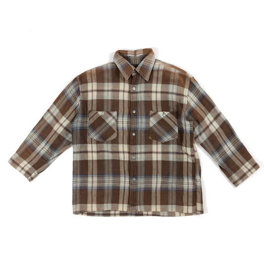Needles Plaid 3/4 Sleeve Shirt