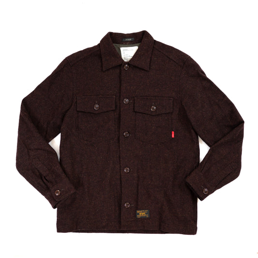 Wtaps Wine Red Double Pocket Wool Jacket (2011AW)